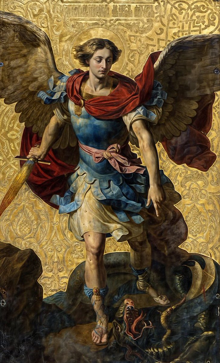 Templarpilled's tweet image. Saint Michael the Archangel, defend us in battle