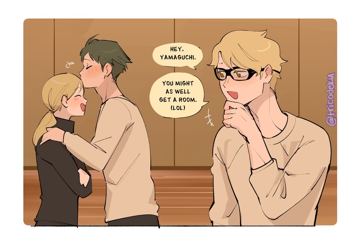 tricodeku's tweet photo. it's been a long three years for yamaguchi 😂
#tsukihina #yamayachi https://t.co/XMDIRmoG4n