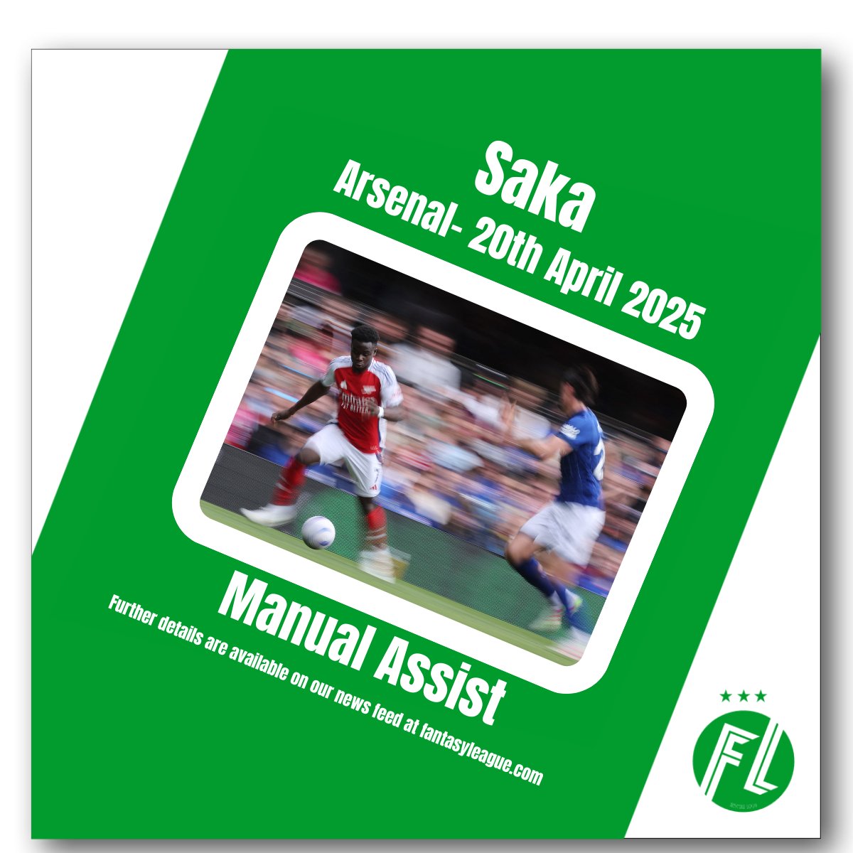 A (fairly) rare double assist awarded to Saka for the first goal, where his cross's path is touched on by Odegaard for Trossards first goal