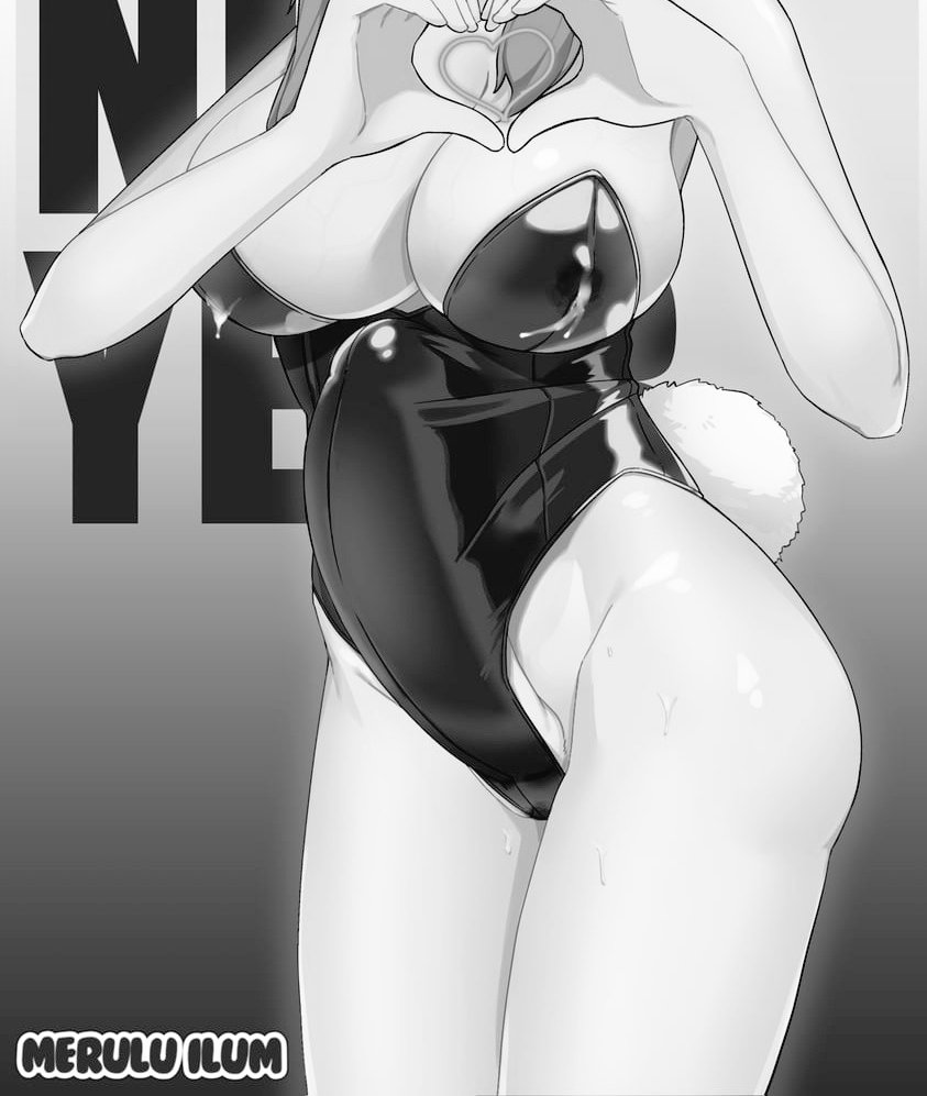 Fine... Just for today, Lumi will wear a bunnysuit.

#SeductiveSunday