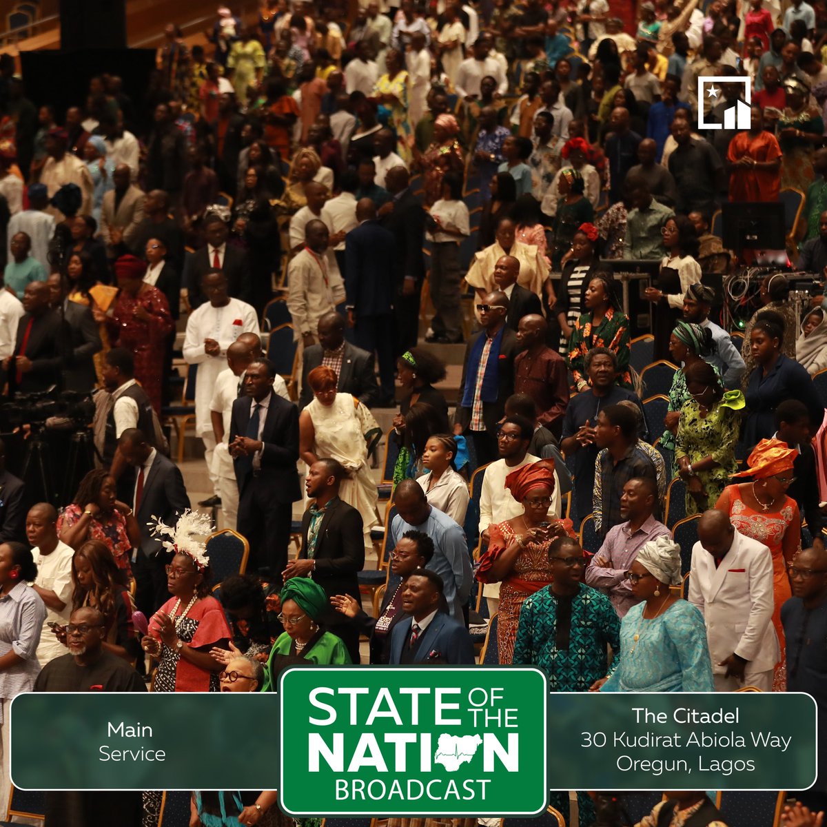TheCitadelGCC's tweet photo. Can Nigeria live again? Can gross darkness once again give way to light? God knows, we know, that the answer is YES.
Todayโs State of the Nation Broadcast is available on our YouTube page.
Watch via the link - https://t.co/xGN5LVvnpG
#EasterSunday
#SONB
#TheCitadelGCC https://t.co/xfmWzIyk2g