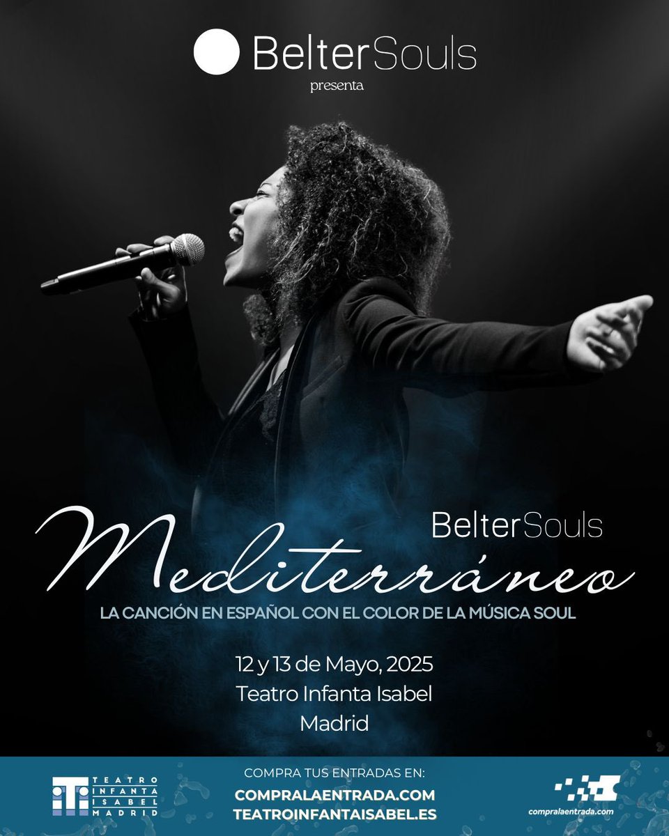 Belter Souls (@beltersouls) on Twitter photo “Mediterráneo” en Madrid♥️🌊
Llegamos a Madrid con #Mediterráneo, el espectáculo más bonito que jamás hemos creado, y estamos deseando compartirlo con vosotros en el <a href="/TeatroInfanta/">TeatroInfantaIsabel</a> los próximos 12 y 13 de Mayo.
Venta de entradas en teatroinfantaisabel.es/obra/mediterra…
Os esperamos a todos♥️ “Mediterráneo” en Madrid♥️🌊
Llegamos a Madrid con #Mediterráneo, el espectáculo más bonito que jamás hemos creado, y estamos deseando compartirlo con vosotros en el <a href="/TeatroInfanta/">TeatroInfantaIsabel</a> los próximos 12 y 13 de Mayo.
Venta de entradas en teatroinfantaisabel.es/obra/mediterra…
Os esperamos a todos♥️