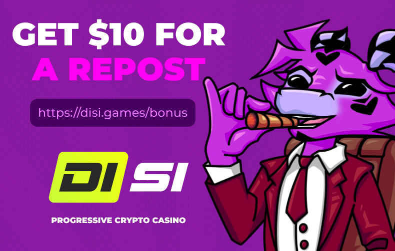 disigames's tweet image. Claim $10 right now to your Disi gaming balance.

A big jackpot awaits you!

We're giving it to everyone who reposts on X; complete the task in the bonus system section.

Disi is a progressive crypto casino!
Get bonus: disi.games/bonus

#CRYPTO #CASINO #TON #ABSTRACT…