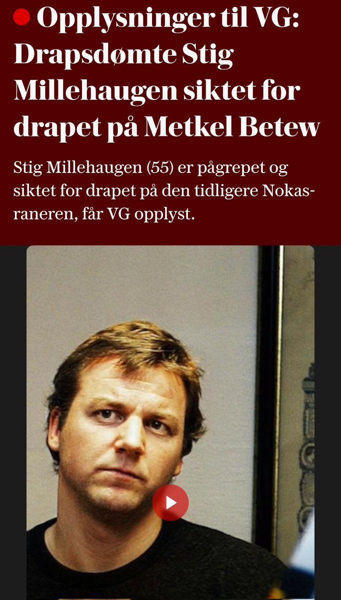 Altså, har jeg forstått det riktig? Millehaugen sonet en dom for et drap på en fengselsbetjent, får innvilget perm, dreper og brenner liket til "Jeddi".

Blir tatt, blir dømt, stikker av fra fengslet, blir tatt, får innvilget perm igjen, og tar livet av Betew.

WTF?