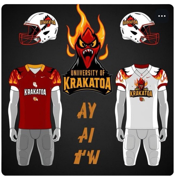 LouSputthole1's tweet photo. Culture changes coming at #Ukrak! New color ways for the 2025 season just dropped ! #kraksplode ! Here we have our home “attack red” and away “vapor white” Look good play good ! #Krakattack #LavaSpew ! More big changes coming from football operations! Stay tuned ! @CoachVernCal https://t.co/IsA8QkMjXA