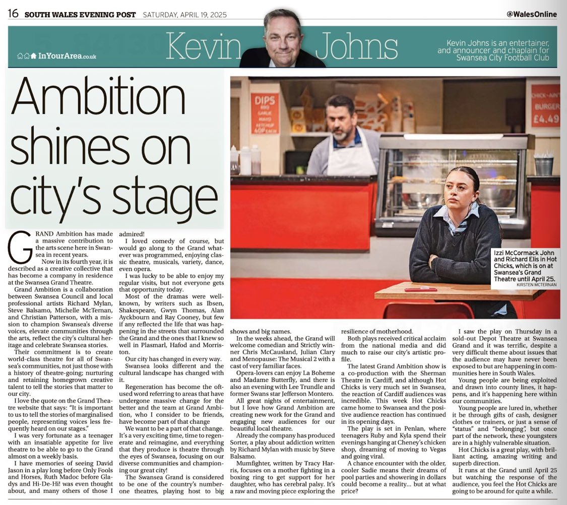 Grand Ambition (@grandambition__) on Twitter photo The legend that is <a href="/KevJohnscymru/">Kev Johns MBE</a> 🫶
HOT CHICKS runs Tuesday-Friday <a href="/SwanseaGrand/">Swansea Grand Theatre</a> swanseagrand.co.uk/HotChicks The legend that is <a href="/KevJohnscymru/">Kev Johns MBE</a> 🫶
HOT CHICKS runs Tuesday-Friday <a href="/SwanseaGrand/">Swansea Grand Theatre</a> swanseagrand.co.uk/HotChicks