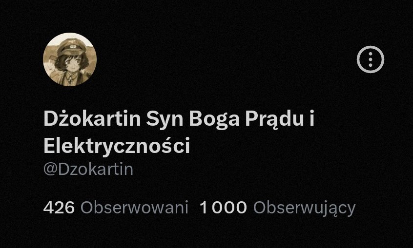 Dzokartin's tweet image. Dziękuję wam.
Nigdy nie sądziłem, że to, co tutaj robię zbierze aż taką publikę.
Jesteście wielcy. Kocham was.