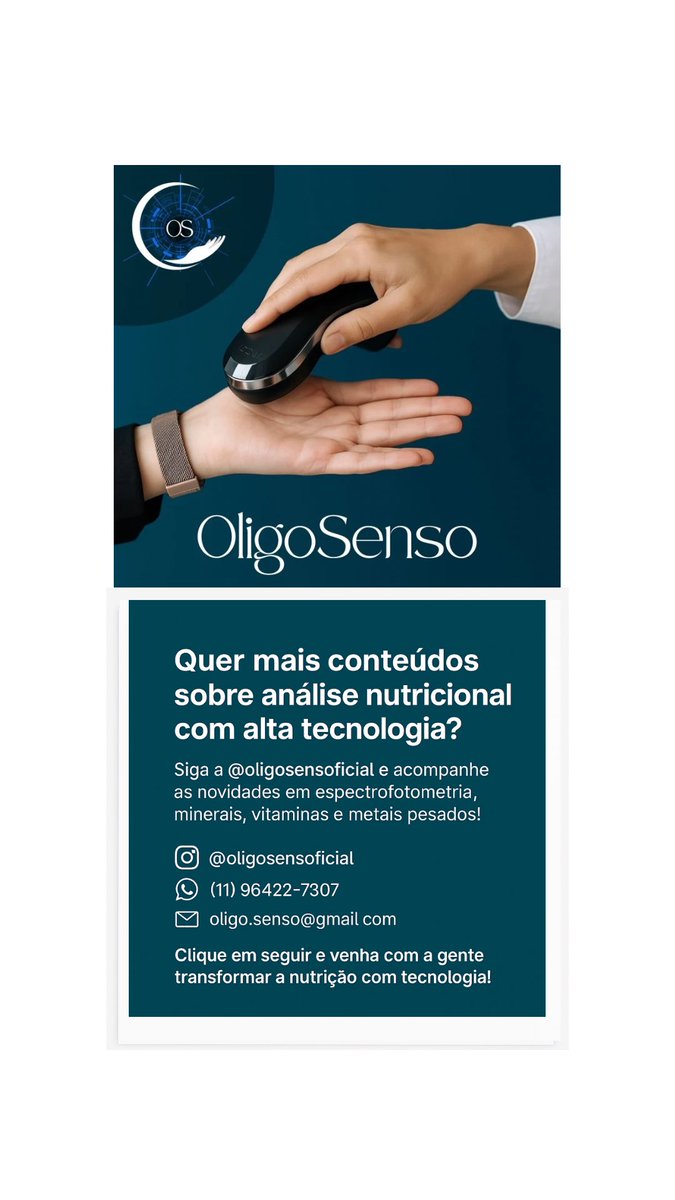 danyelaqs's tweet photo. Zinco
Mineral fundamental para imunidade, cicatrização, síntese de DNA, equilíbrio hormonal e função antioxidante.
Deficiência pode causar:
Queda de cabelo, unhas frágeis, baixa imunidade, alterações no paladar, acne 
A análise #oligosenso permite ver nas células 
#saude #vida https://t.co/gBYIp3teA5