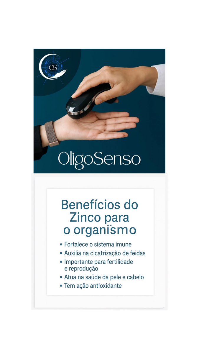 danyelaqs's tweet photo. Zinco
Mineral fundamental para imunidade, cicatrização, síntese de DNA, equilíbrio hormonal e função antioxidante.
Deficiência pode causar:
Queda de cabelo, unhas frágeis, baixa imunidade, alterações no paladar, acne 
A análise #oligosenso permite ver nas células 
#saude #vida https://t.co/gBYIp3teA5