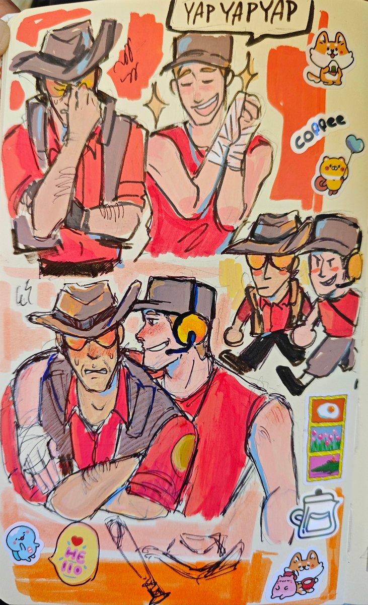 AlaN_4820's tweet photo. Old art!⚾🎯
#tf2 #teamfortress2 #speedingbullet #scoutsniper https://t.co/mM1DFeubVv