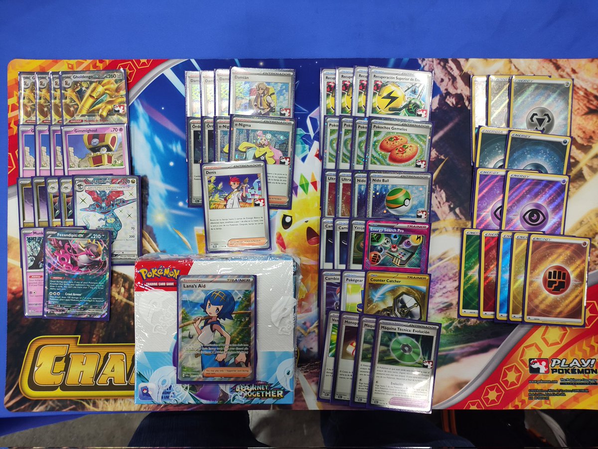 Tied my first 3 games of day 2 which pretty much made my last loss irrelevant regarding the prizing and ended up placing in 109th with a 6-2-4 score.

Made the deck choice the night before and added Lana's Aid last minute and loved it. Going to rip the box later:)