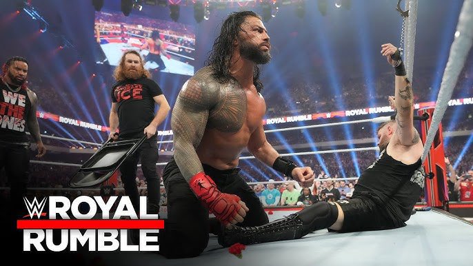 mnejelly's tweet photo. When Roman Reigns and Seth Rollins retire and get inducted into the HOF, that steel chair needs to be inducted with them 😭🙏🏽 Atp that chair is the 4th member of The Shield 😭💔 #WrestleMania41 #RomanReigns #SethRollins https://t.co/py0V2x6qoY