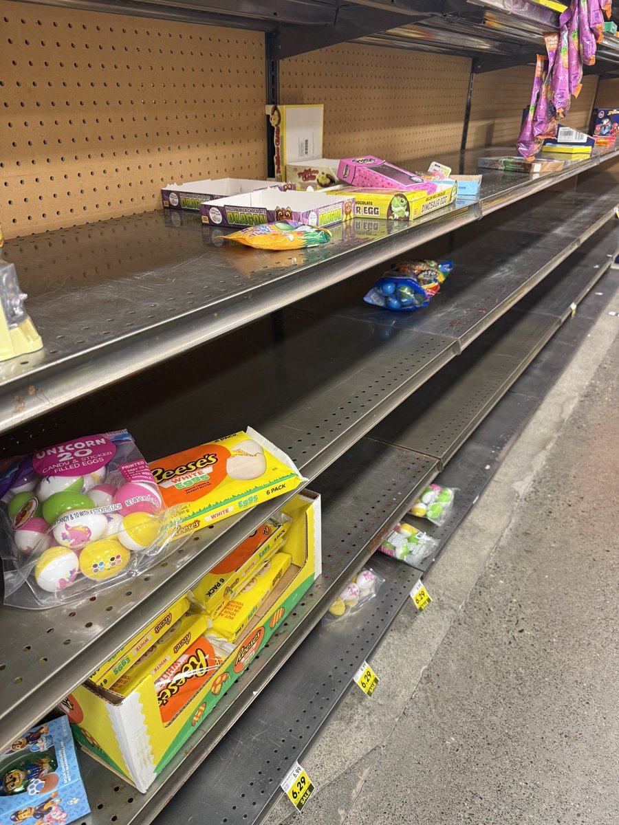 Always interesting to see what’s left after the shelves are picked clean.