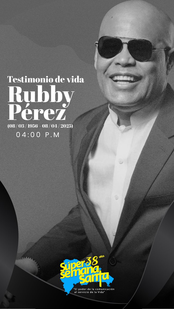 ¡Atención oyentes!
Ahora mismo estamos retransmitiendo el impactante testimonio de Rudy Pérez.
Sintoniza y vive esta historia de fe y transformación.

#SuperSemanaSanta | ¡No te lo pierdas!