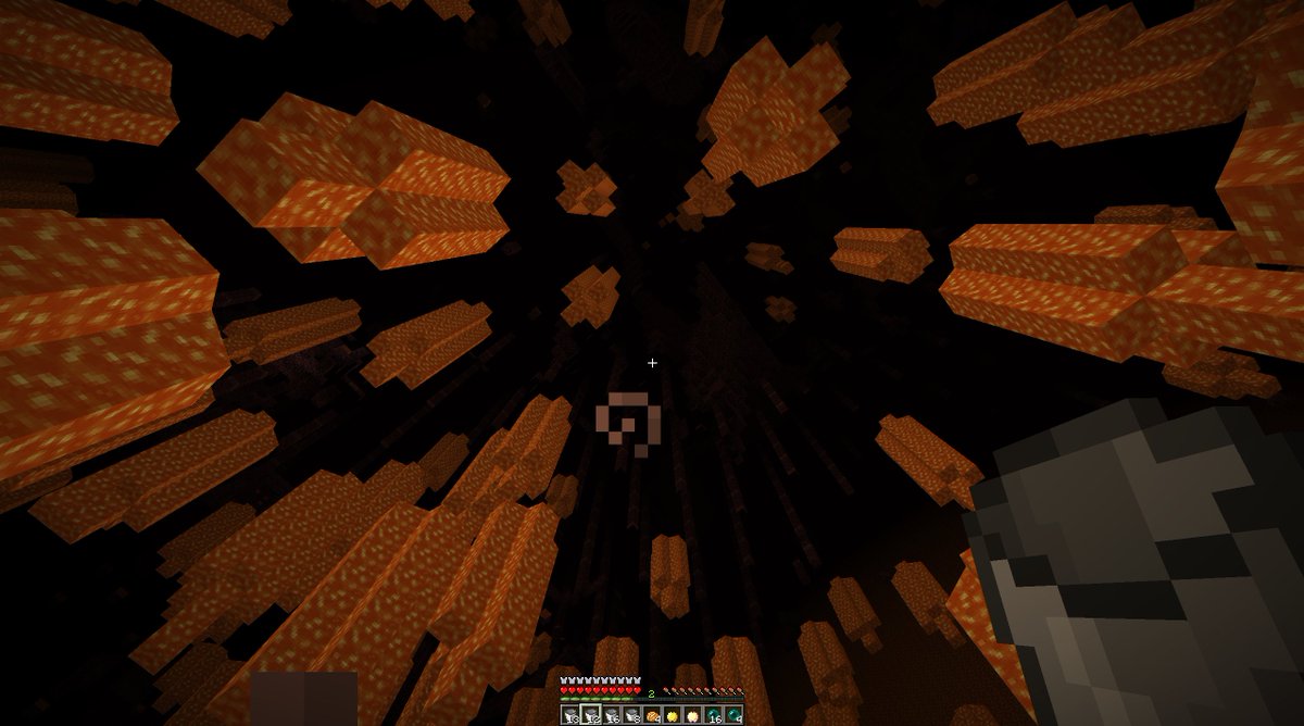 estolit's tweet photo. Mega Explosión Técnica 😈
(Nótese mi inactividad, empecé esta mierda en 2022)
No sé por qué el ZK gastó 200k de TNT, con la mitad o así me ha valido. 
En el futuro subiré una captura con la lava eliminada. https://t.co/OTGjIg4qUz