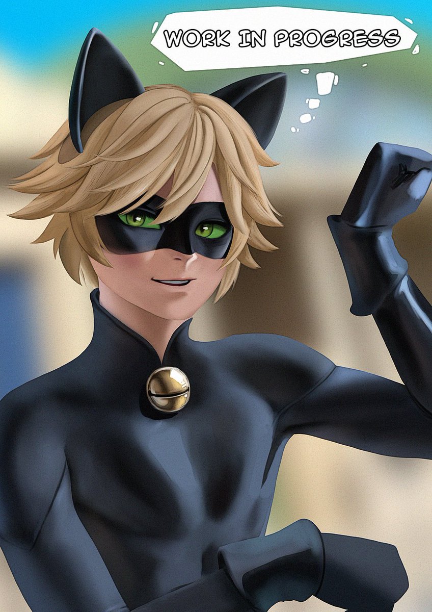 Cat Noir... work in progress

still haven't finished this X3