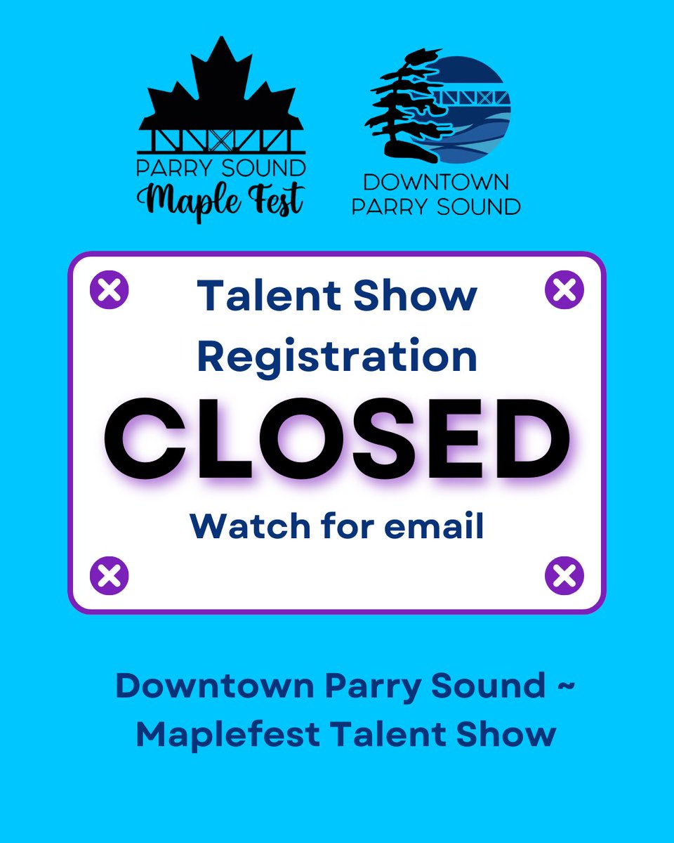 Parry Sound DBA (@parrysound_dba) on Twitter photo REGISTRATION IS CLOSED!
If you registered, you will receive an email with important details about the show day.
Don't forget - the 🥇 takes home $1000! YOU decide who wins! Voting is in the ✋🏻 of our Maplefest audience. Download the <a href="/DriftscapeApp/">Driftscape</a> to vote on Sat, May 3rd! REGISTRATION IS CLOSED!
If you registered, you will receive an email with important details about the show day.
Don't forget - the 🥇 takes home $1000! YOU decide who wins! Voting is in the ✋🏻 of our Maplefest audience. Download the <a href="/DriftscapeApp/">Driftscape</a> to vote on Sat, May 3rd!