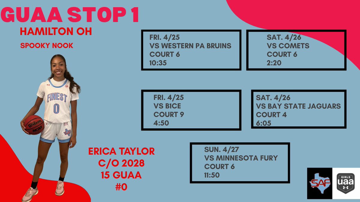 Catch my team and I this week in Ohio for GUAA stop 1!