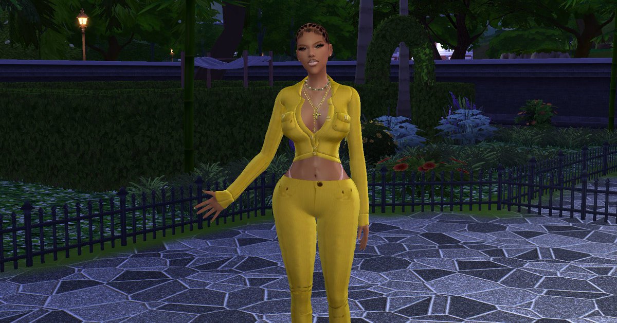 NatalieNunny's tweet photo. MOI AVANT D’AVOIR AFFRONTER LE BIGFOOT VS APRÈS 💀 #BADDIESWESTSIMS https://t.co/VIHGYwx1AX