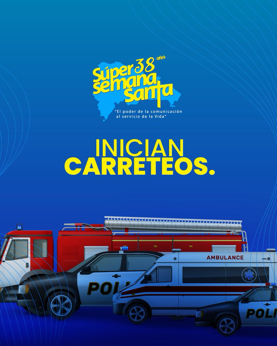🚧 DIGESETT anuncia carreteos este Domingo de Resurrección
Con el fin de garantizar la seguridad vial en el regreso de vacacionistas, se realizarán dos carreteos simultáneos en distintas regiones del país.

Conduce con precaución.
#SuperSemanaSanta #DIGESETT