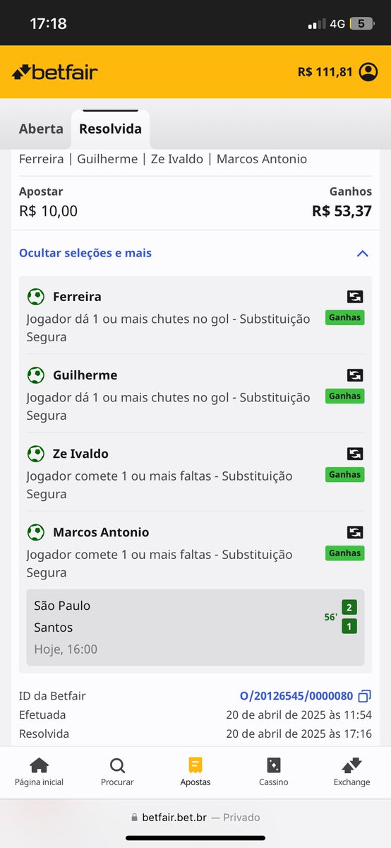 obrunomichael's tweet photo. @APalpites Bateu aqui tbm, valeu pedraoooo!! https://t.co/9rfYCKFFey