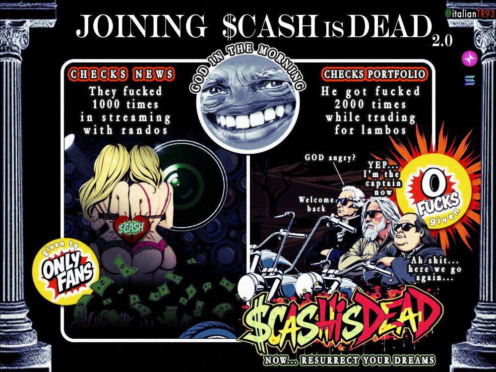 👋Hey <a href="/unichain/">Unichain</a> and <a href="/solana/">Solana</a> friends! 

It's time to resurrect your dreams! 🌠🎆🎇

📲Join the community at <a href="/_CASHisDEAD_/">$CASHisDEAD</a> and <a href="/TYinTECH/">TYinTECH</a>