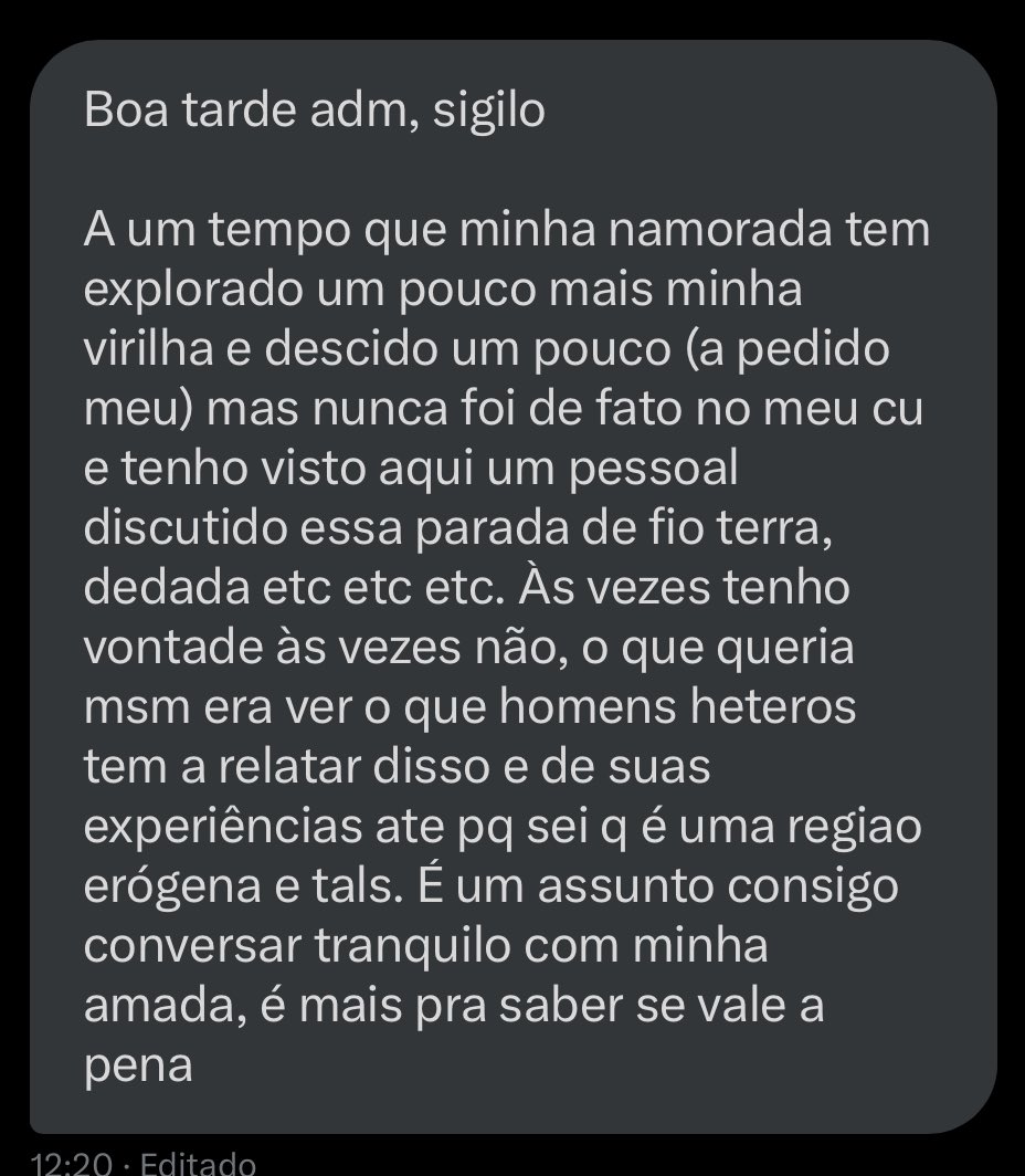 Confissoes pra ler cagando 𝕏 tweet media