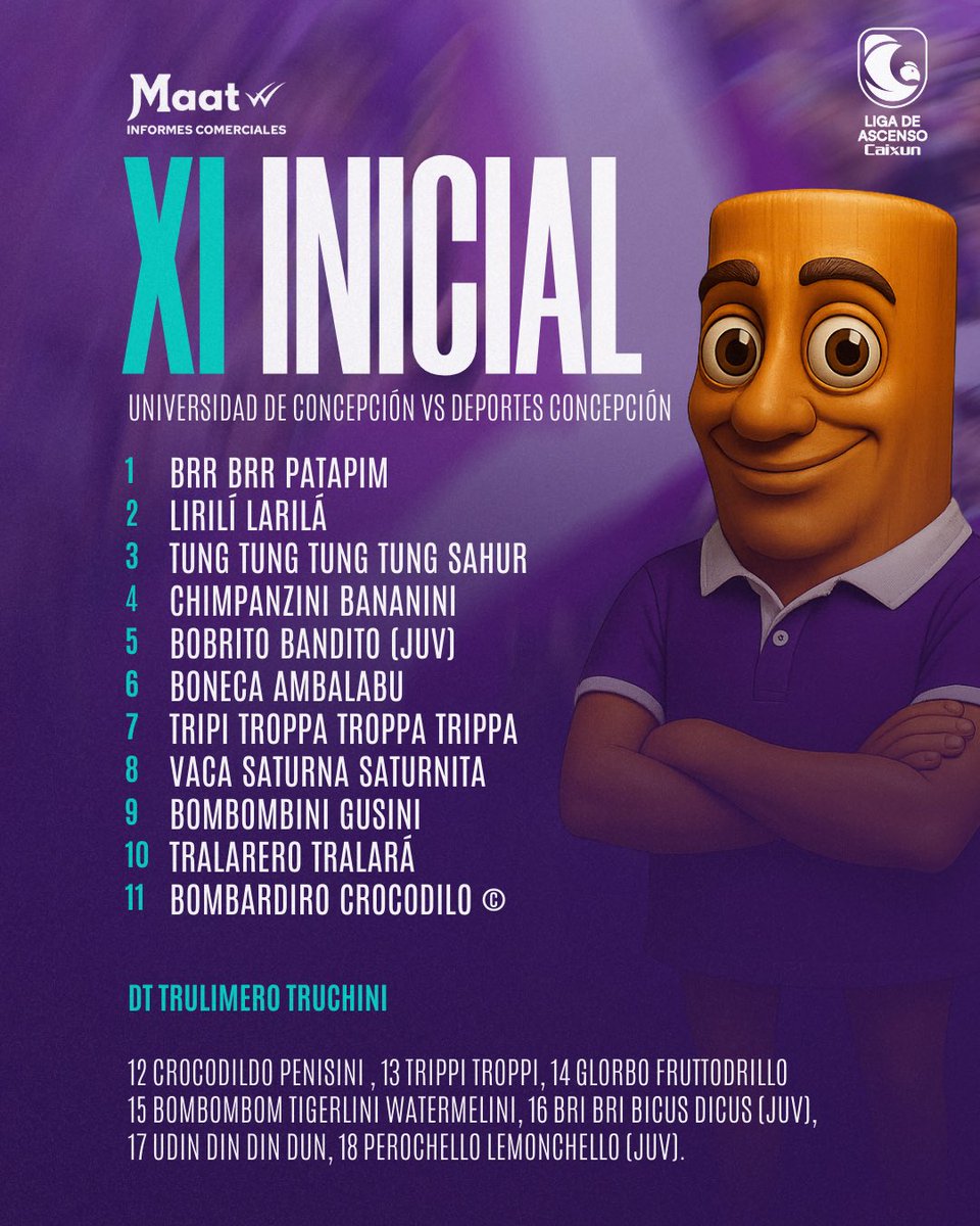 ¡El XI Inicial de los Leones de Coll…! ¿Qué? 🫨

#EsoQueNosUne 💜