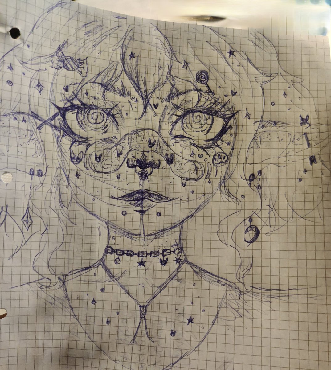 Random doodle I did while listening to my family yap