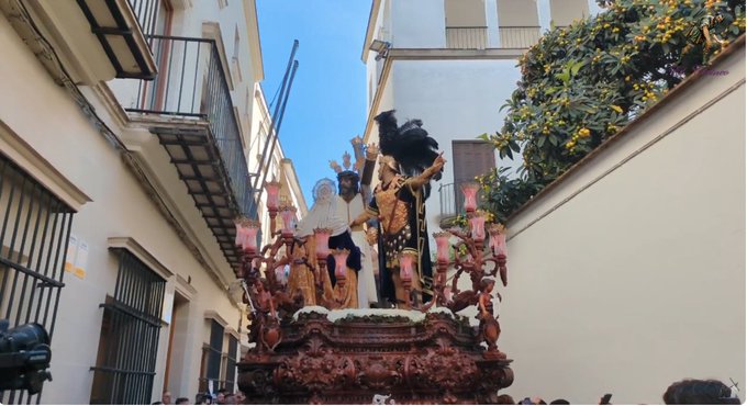 Nuestro Padre Jesús de las Misericordias (Hdad de la Candelaria) por Tornería el Domingo de Resurrección de Jerez de la Frontera 2025