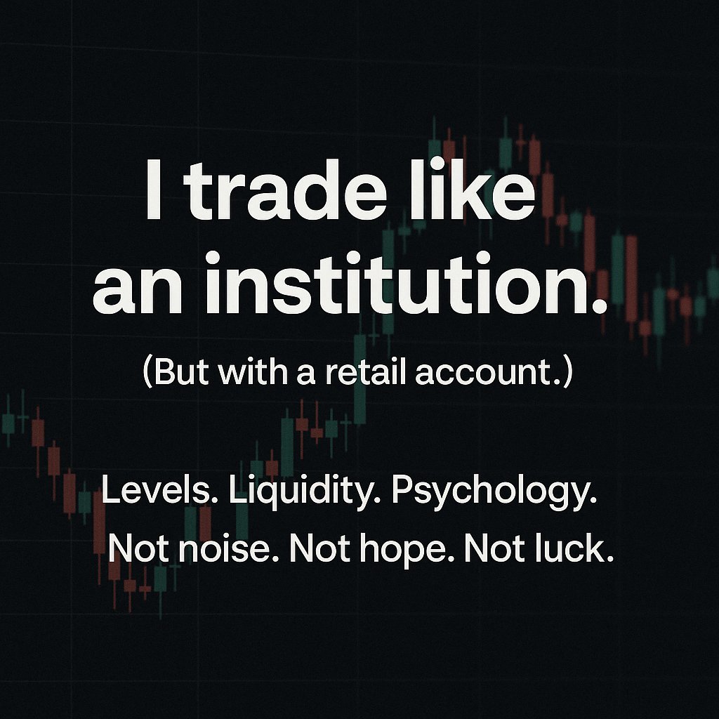 jbkingflow's tweet photo. I’m not a retail trader.
I’m an institutional mind in a retail account.
I track flows, levels, psychology not noise.
This game isn’t about chasing…
It’s about positioning.
#InstitutionalTrading #SmartMoney #FlowGame
$SPY $QQQ $NVDA https://t.co/auJMYFZ3az