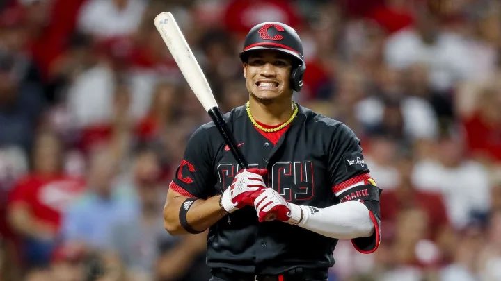 SleeperReds's tweet photo. Noelvi Marte has 7 RBI today.

Jeimer Candelario has 8 RBI on the entire season.

#Reds https://t.co/DB0sIt9f4Q