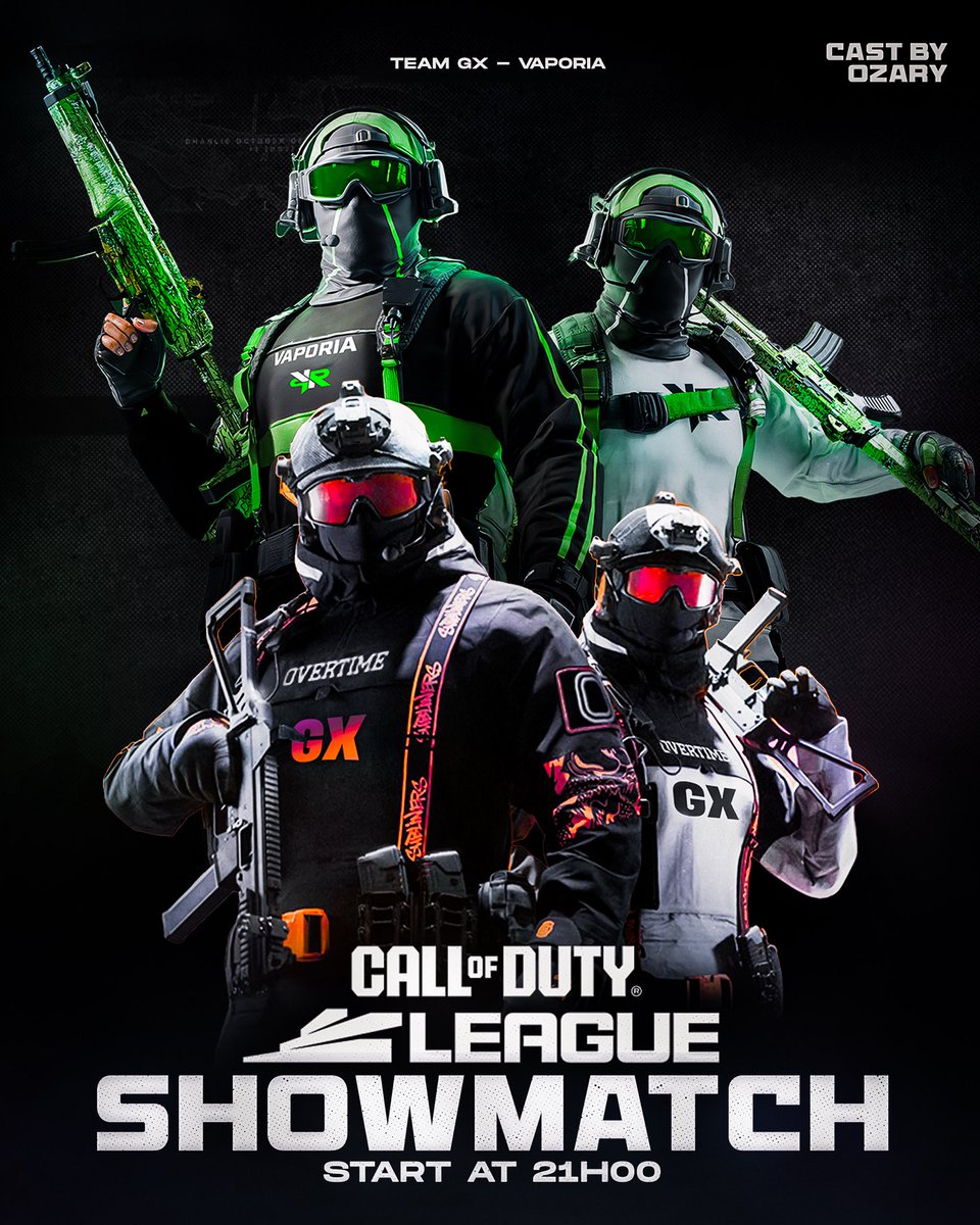 Team Gx (@teamgx_gg) on Twitter photo On se retrouve demain soir sur le terrain pour conclure <a href="/VaporiaEsport/">Vaporia Esport</a> 😈
RDV 21H.
GLHF à nos cracks <a href="/Tekzaaa/">Lukas • Tekzouuu •</a> <a href="/deaperAR/">Coman 🇬🇵</a> <a href="/BriannSCZ/">вяiαηη / SayLers</a> <a href="/LoowKyy/">LWK</a> 🔥
📝 <a href="/Onizuking/">❄️</a>
📝 <a href="/iNxus2z/">TGX Nexus 🇫🇷</a>
🎙️ <a href="/Ozary_Fr/">Ozary Fr</a>
📺 twitch.tv/ozaryfr
🎨 <a href="/pimature/">Pim</a>
#GXWIN #GXARMY On se retrouve demain soir sur le terrain pour conclure <a href="/VaporiaEsport/">Vaporia Esport</a> 😈
RDV 21H.
GLHF à nos cracks <a href="/Tekzaaa/">Lukas • Tekzouuu •</a> <a href="/deaperAR/">Coman 🇬🇵</a> <a href="/BriannSCZ/">вяiαηη / SayLers</a> <a href="/LoowKyy/">LWK</a> 🔥
📝 <a href="/Onizuking/">❄️</a>
📝 <a href="/iNxus2z/">TGX Nexus 🇫🇷</a>
🎙️ <a href="/Ozary_Fr/">Ozary Fr</a>
📺 twitch.tv/ozaryfr
🎨 <a href="/pimature/">Pim</a>
#GXWIN #GXARMY