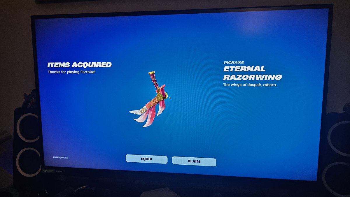 Mugiwara_Dom's tweet photo. @RevanHit 
Massive thanks for the 5k vbucks!! Still can't believe I won 😍... and the Eternal Razorwing as a bonus too! 
Get using SAC: RevanHit! 🫶
#RevanLegit https://t.co/CVeoetayc8