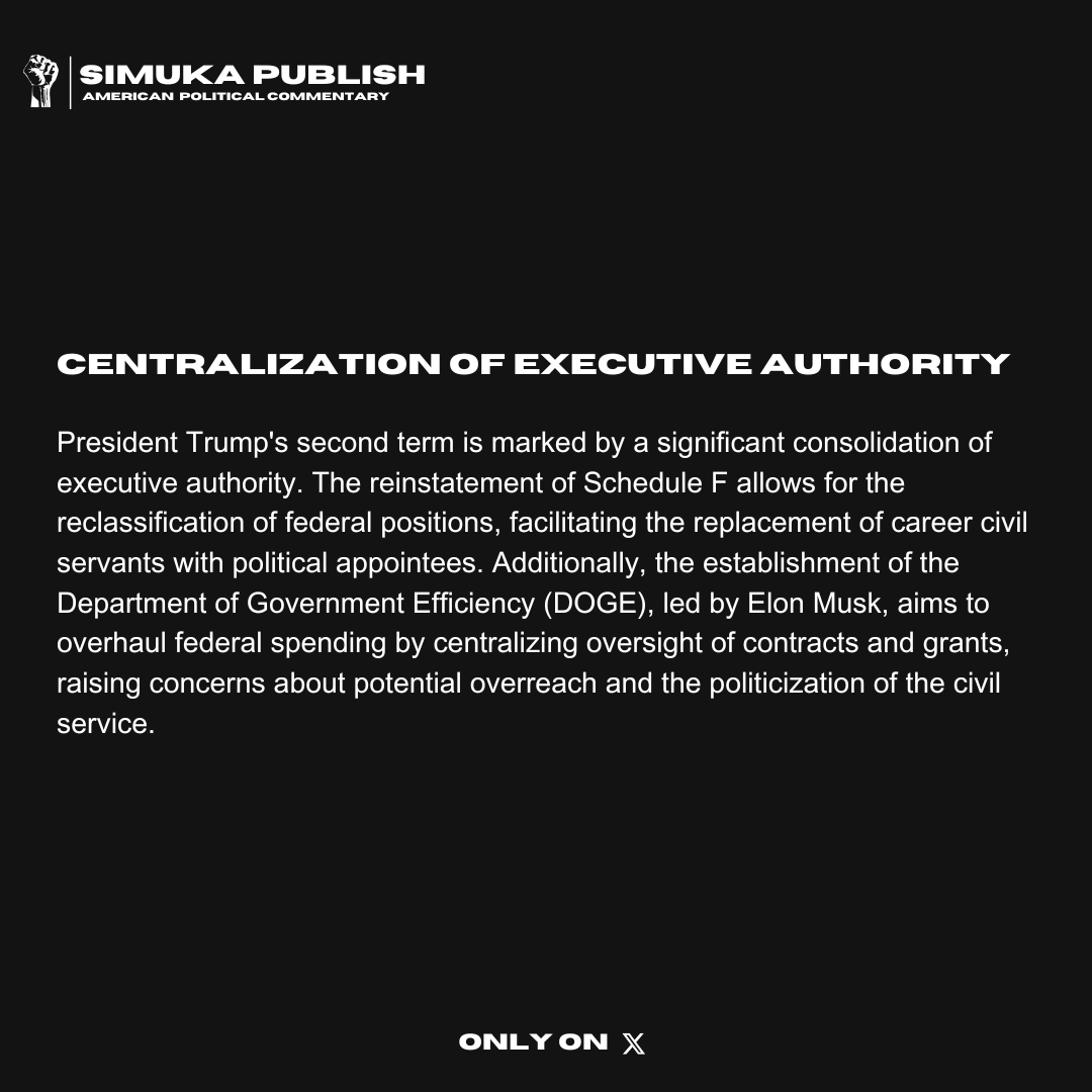 sftbnexus's tweet photo. 🇺🇸From executive power grabs to academic showdowns — the Trump admin in 2025 is reshaping the American playbook. Here’s your 3-slide power digest.

Brought to you by 𝙋𝙧𝙤𝙟𝙚𝙘𝙩 𝙎𝙁𝙏𝘽.
#AMSimuka #TrumpTariffs #TrumpRecession https://t.co/Wm8ZLEasQr