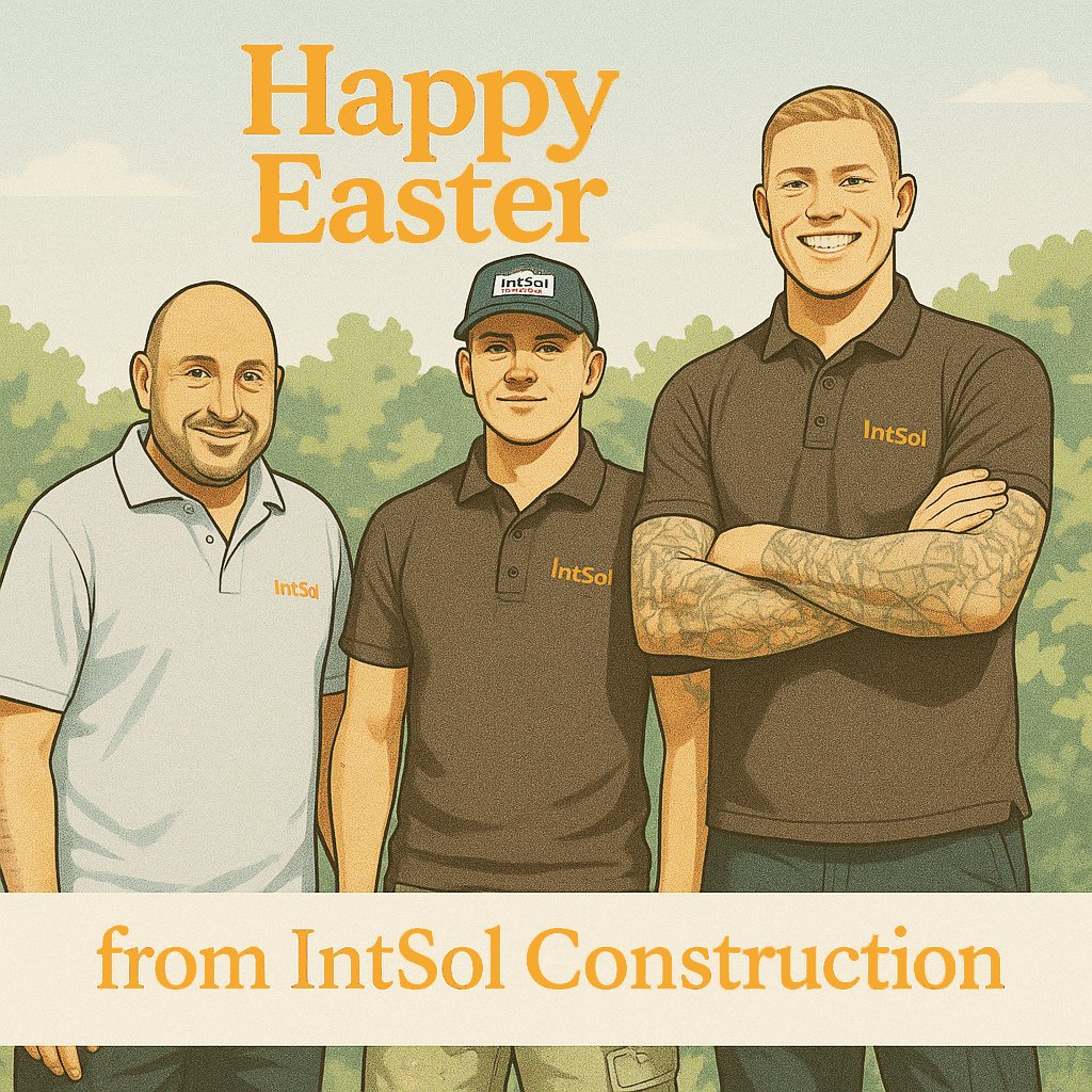 IntSolCon's tweet image. Wishing everyone a wonderful Easter weekend. As we take time to recharge and enjoy the season, we’re grateful for our team’s hard work and dedication. Looking forward to all that’s ahead. Happy Easter from IntSol Construction.

#IntSolConstruction #EasterWeekend  #Gratitude