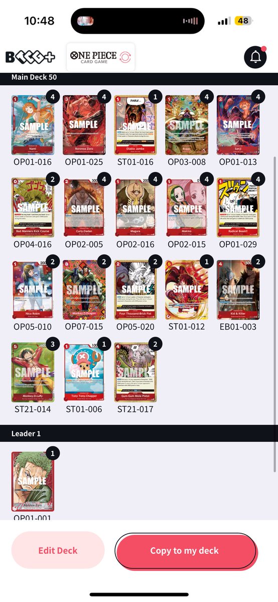 7-3z 114th in Paris regional

Not happy with my performance or the list but go next

R1 Lucci W
R2 Doffy L <a href="/armangh333/">Arman Haji-Ghassemi</a>
R3 YellowKid W
R4 Marco W
R5 Lucci L
R6 Teach W
R7 Bonney W
R8 Shanks L
R9 Shanks W
R10 Shanks W

Lucci and Shanks loses were really close. Gutted to miss topcut