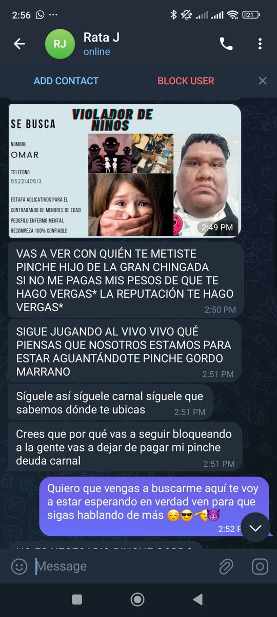 OmarFrausto12's tweet photo. Por qué me están difamando vales aquí les dejo para que vean como me amenaza, no para que no les pase también a ustedes https://t.co/zi8IM0dzJZ