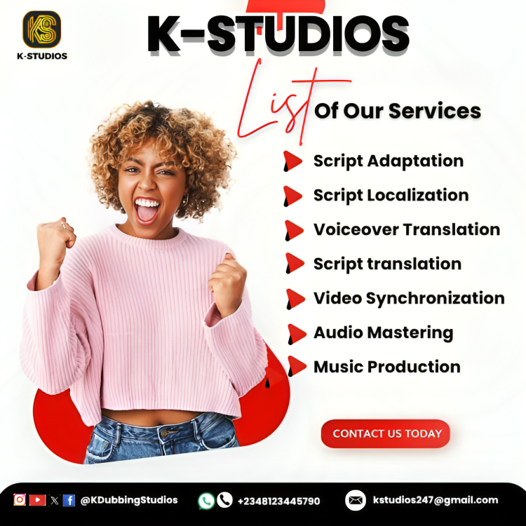 kdubbingstudios's tweet image. HAPPY EASTER FROM K-DUBBING STUDIOS!!

Contact us for a seamless and excellent delivery.

#kstudio  
#dubbingstudio 
#nolanguagebarrier 
#EasterSunday 
#RHOLagosReunion