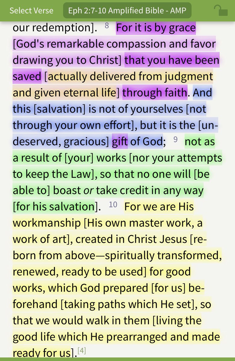 CreationCamper's tweet image. difference between saving faith in Jesus Christ through His Good News 
vs. religions

✅ Grace 🔚

Romans 11:6 But if it is by grace [God&apos;s unmerited favor], it is no longer on the basis of works, otherwise grace is no longer grace [it would not be a GIFT but a reward for works].