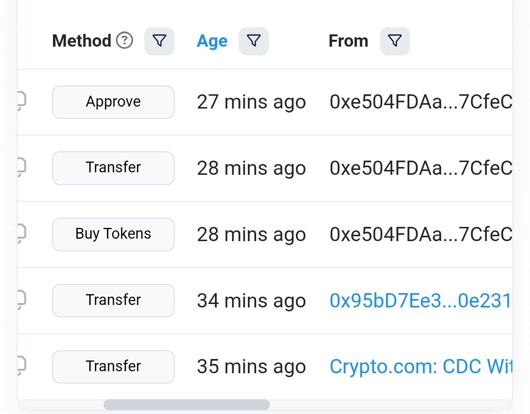 🔴🔵 PSA #Crofam 🔴🔵 

🚩 Caution Alert 🚩

Suspicious Wallet Activity 
- Dev 9%
New wallet created with token 
- 9% 

I suspect the dev holds 18%
anticipate volatile actions.

Deployer recently campaigned raising money for " Medications " was found to leverage raised funds for