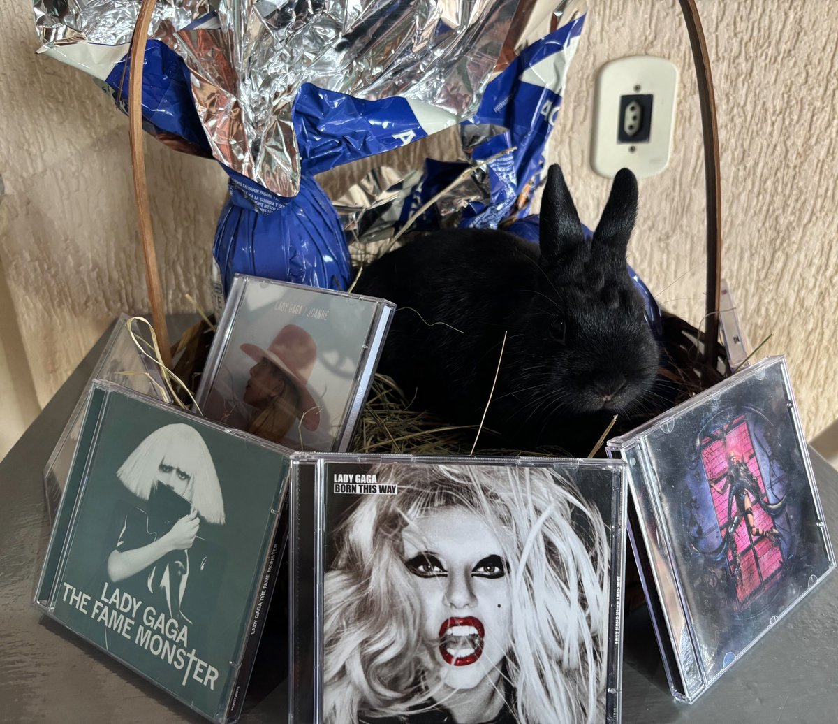 kidwomann's tweet image. Coelhinho da Páscoa, o que trazes pra mim? 1 ovo, 2 ovos… e o VIP da Gaga, sim! @santander_br me nota, nunca te pedi nada (mentira, pedi sim: AMOR E LADY GAGA!) 🐰✨#páscoa #GAGACABANA #SantanderComAMother
@RDTLadyGaga @ladygaga