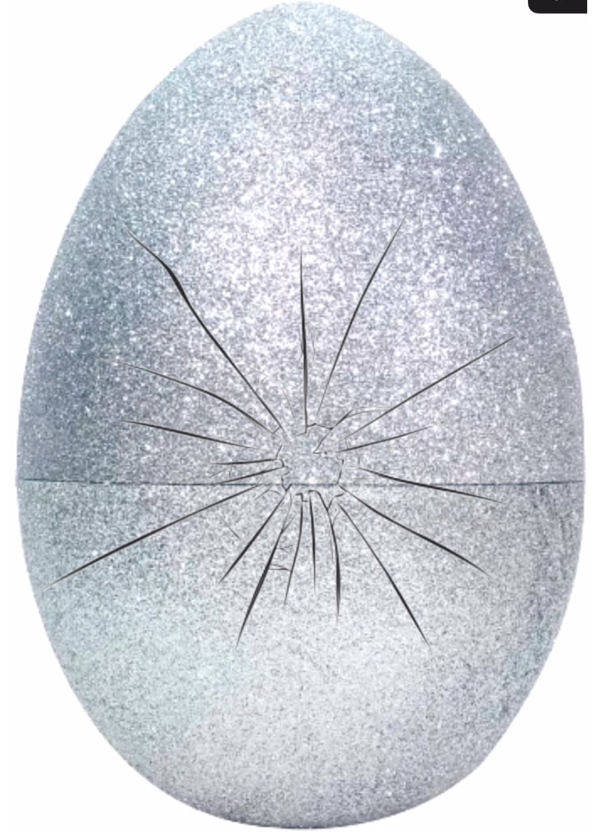 The egg is starting to crack. #ICWBH 💎