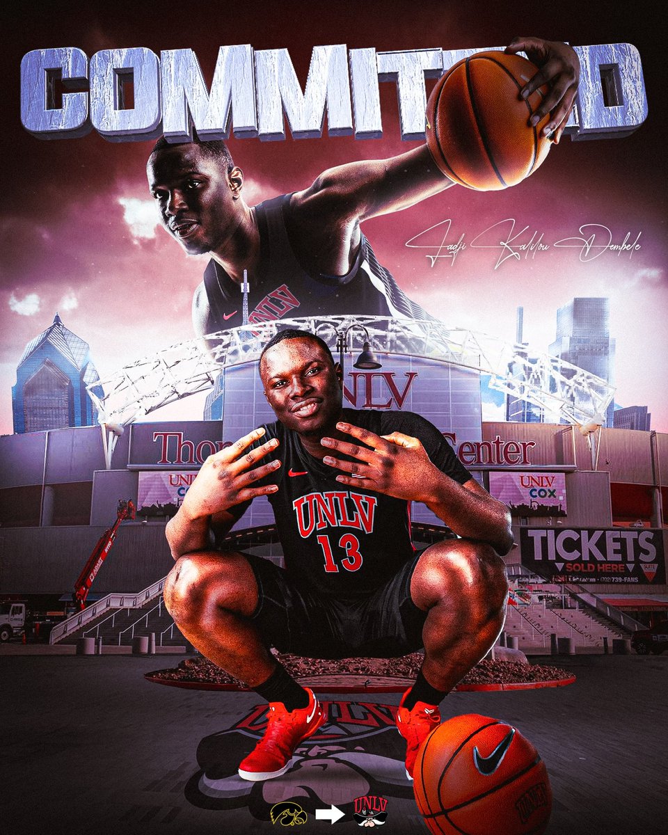 BREAKING: Iowa transfer forward Ladji Dembele has committed to UNLV, he tells @officialsportsplace.