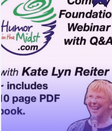 plauzzable's tweet photo. SAVE YOUR SPOT!
Comedy Basics Webinar - Humor in the Midst
with Kate Lyn Reiter
Monday, April 28
2pm PT / 5pm ET
$35
Register: https://t.co/Vb1ZtNAT8j
#comedy #comedyrevolution #plauzzable #onlinecomedy #comedyworkshop #comedyclass #virtualcomedy #joke #jokewriting #presentation https://t.co/QhBL9N7Uks