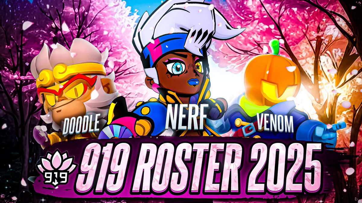 Introducing our Brawl Stars NA roster for the rest of the 2025 season!

@Venom__BS 🇺🇸
<a href="/doodlebs/">doodle</a> 🇺🇸
<a href="/Nerf_bs/">Nerf</a> 🇨🇦

Manager: <a href="/Larssio/">Larssio</a> 🇨🇦