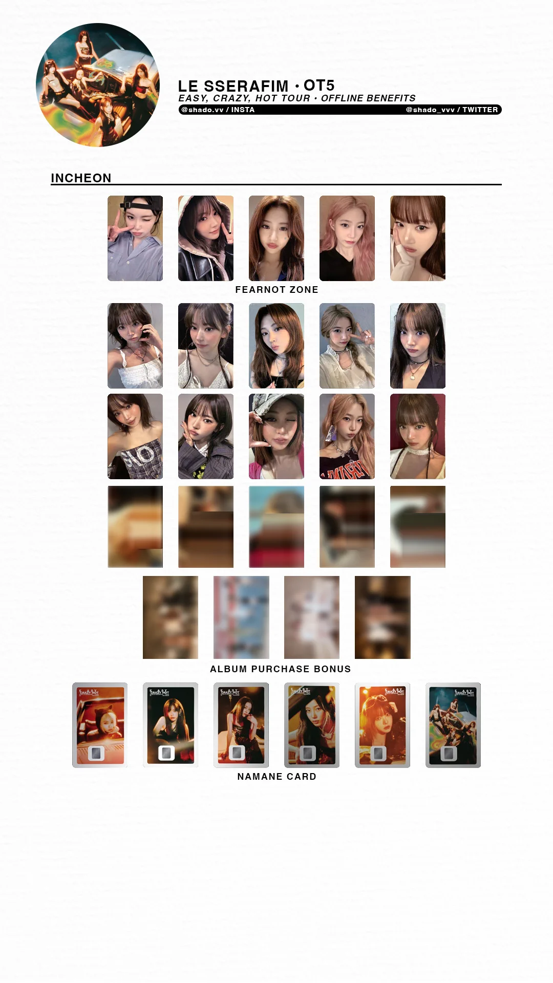 V | maker of le sserafim photocard templates!! di X: 