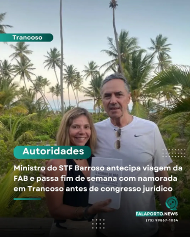 Ele ficou hospedado em um resort de luxo da família Fasano e do grupo JHSF e usou o avião da FAB.

Eu e você pagamos essas luxúrias para o homem que está ajudando a destruir o Brasil.