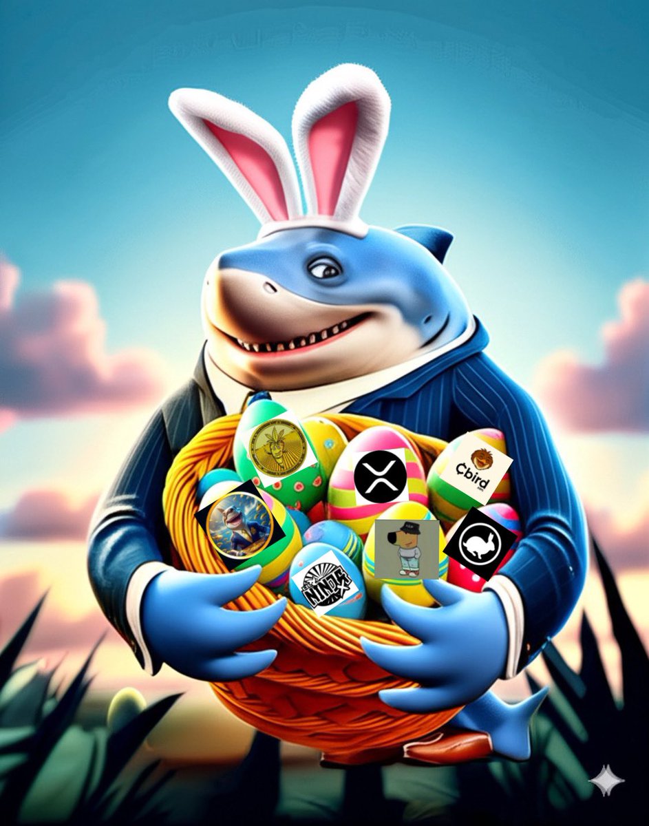 FinTheShark (@finthesharkxrpl) on Twitter photo 🐣EASTER GIVEAWAY!🥚
2 Winners get:
10 $XRP
100M $FIN
250K $Chill
To enter:
•Like
•Follow:
<a href="/CommonBird_XRPL/">Common Bird on XRPL</a> <a href="/LilNinjaXrpl/">LilNinjaXrpl</a>
<a href="/XrDonkey/">X-Chain Donkeys</a> <a href="/TheRabbitH0LZ/">TheRabbitHole</a>
<a href="/FinTheSharkXRPL/">FinTheShark</a> <a href="/ChillguyXRPL/">chillguyXRPL</a> @_opulenceX
•Share this post
Winners picked on Tuesday!
#XRPL #EasterGiveaway 🐣EASTER GIVEAWAY!🥚
2 Winners get:
10 $XRP
100M $FIN
250K $Chill
To enter:
•Like
•Follow:
<a href="/CommonBird_XRPL/">Common Bird on XRPL</a> <a href="/LilNinjaXrpl/">LilNinjaXrpl</a>
<a href="/XrDonkey/">X-Chain Donkeys</a> <a href="/TheRabbitH0LZ/">TheRabbitHole</a>
<a href="/FinTheSharkXRPL/">FinTheShark</a> <a href="/ChillguyXRPL/">chillguyXRPL</a> @_opulenceX
•Share this post
Winners picked on Tuesday!
#XRPL #EasterGiveaway