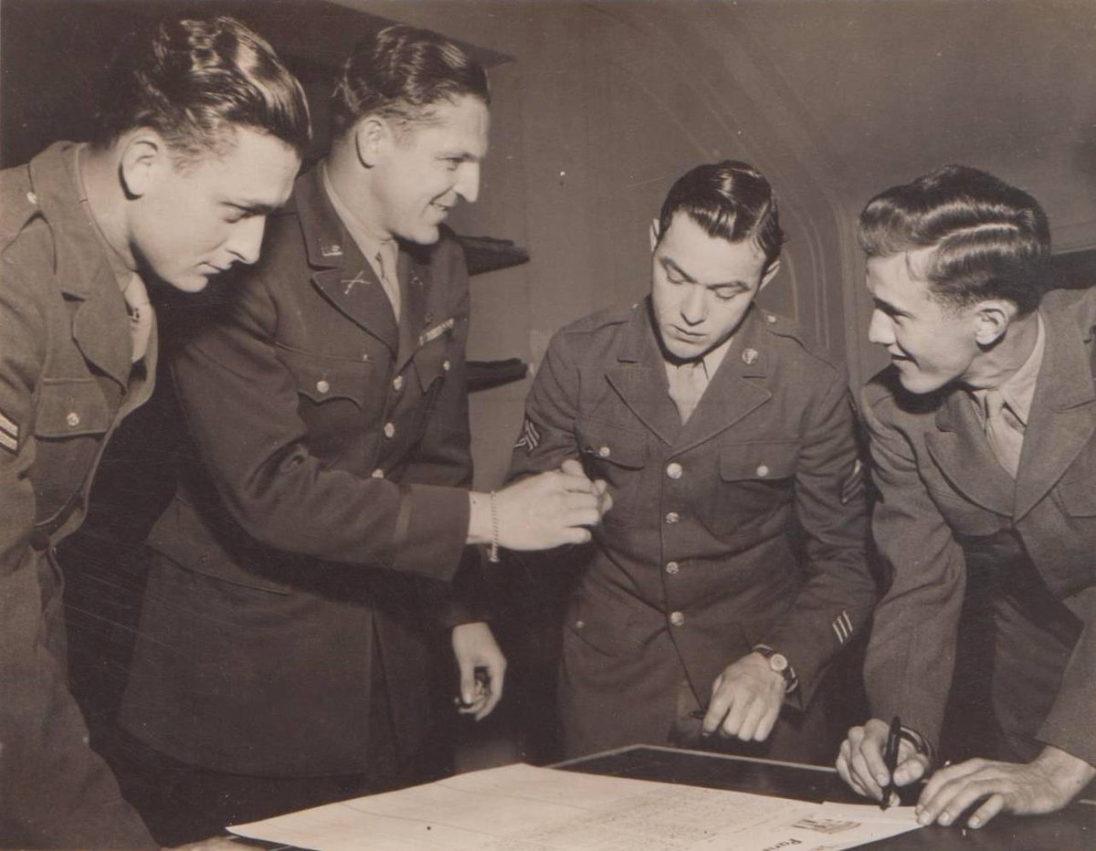 AggieNetwork's tweet image. One of the largest Aggie Musters ever held outside the United States took place in Paris as the end of World War II was coming into sight.
Read more at tx.ag/1945ParisMuster, and join the Aggie Network for the Worldwide Muster Roll Call tomorrow at tx.ag/MusterLive.